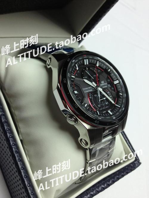 casio卡西欧顶级edifice太阳能六局电波表eqwa1200db