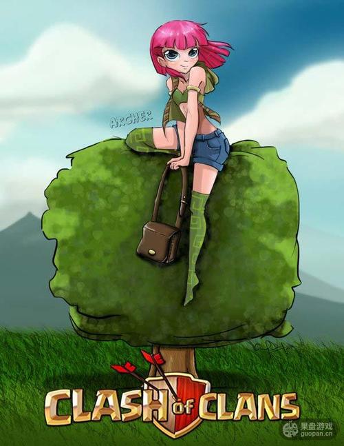 部落冲突趣图分享 女兵种手绘