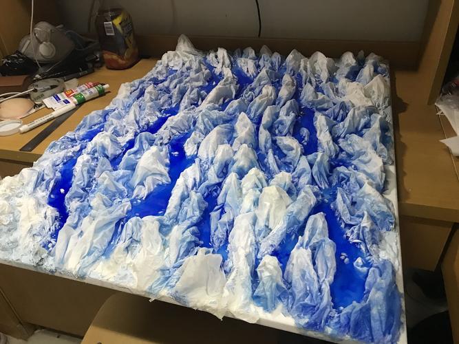 综合材料绘画——"融"