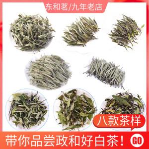 2019年政和白茶样品试喝小样茶白牡丹白毫银针寿眉贡眉茶叶白茶样