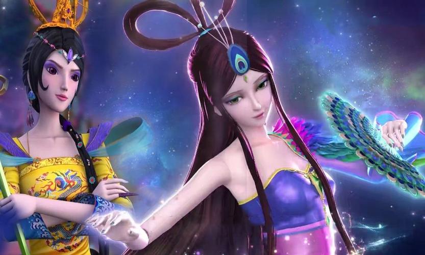 叶罗丽最新:黑化版孔雀登场,看了这颜值,网友:想娶她!