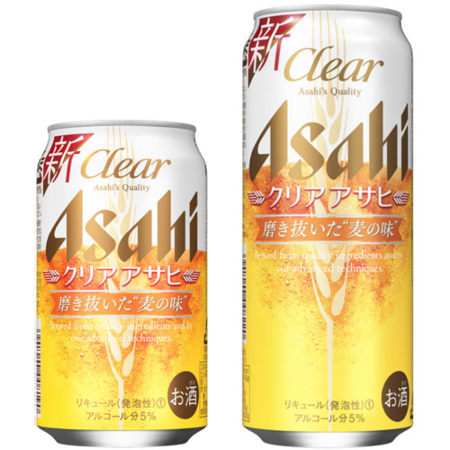日本进口 asahi 朝日啤酒 淡爽啤酒clear