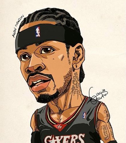 艾弗森经典头像动漫版