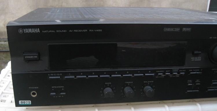 二手原装yamaha雅马哈rxv495光纤51av家用音响功放机功放