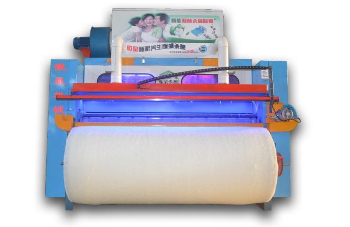 是眉山市东坡区华鑫弹花机厂在对梳理机性能,梳出棉花效果的基础上