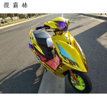 限时改装鬼火摩托车125cc战速迅鹰小龟王踏板燃油摩托车整车 其它颜色