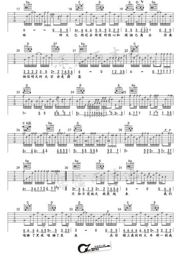 别知己吉他谱吉他弹唱教学演示吉他达人网