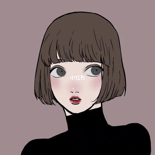 性冷淡风简单动漫女生头像