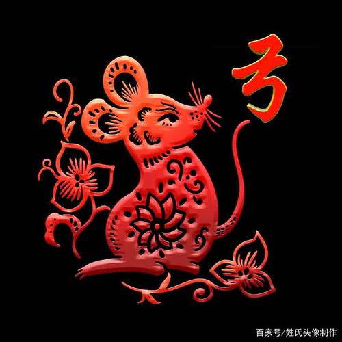 十二生肖姓氏头像鼠你有才