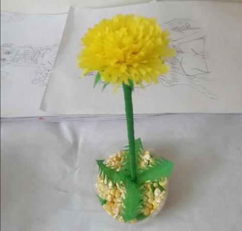 手工折纸diy 蒲公英花手工折纸教程