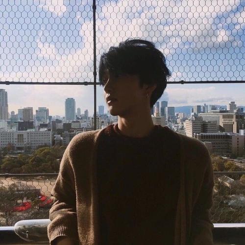 男生头像 真人 高冷 男神 one_夕阳_男生头像_素材