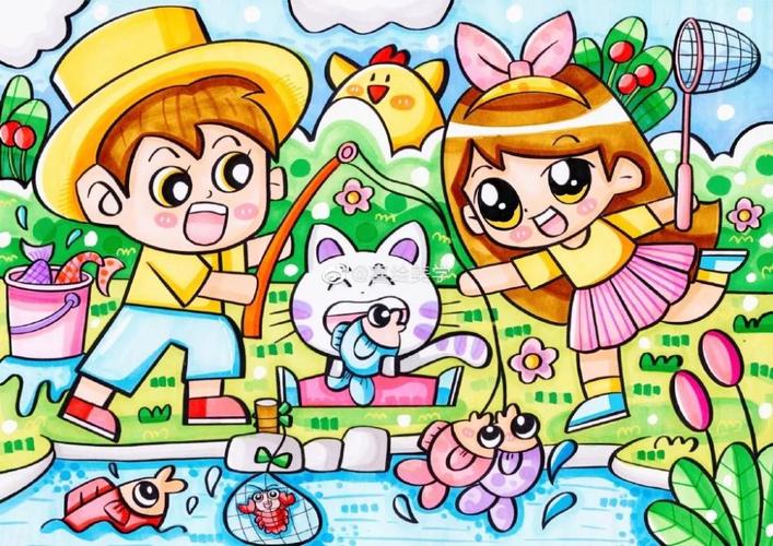 接下下来在给大家分享另一位插画师 来自微博@丹尼索蜡笔画 在她的