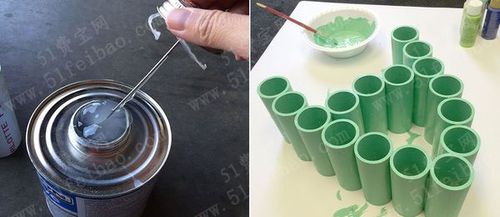 废弃pvc水管旧物改造用途:diy任意形状收纳柜 - 废物