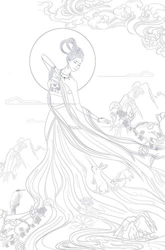 嫦娥奔月 - 原创作品 - 站酷(zcool)