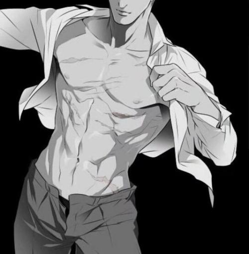 腹肌头像男高清图片             撩人腹肌动漫头像