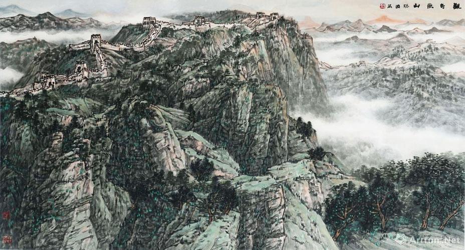 观奇燕山_画,方幅_程振国作品展_程振国在线作品_程