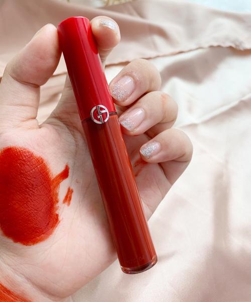 【易烊千玺同款】阿玛尼(armani)405/206臻致丝绒哑光黑管红管唇釉