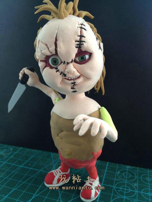 恐怖娃娃的粘土制作教程(重口味)