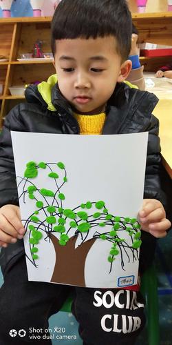 手工——(柳树发芽)