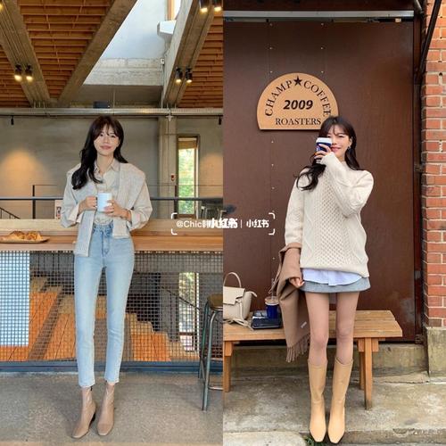 ins风穿搭|韩国模特秋冬日常穿搭look_穿搭_韩国_日常穿搭_ins风_时尚