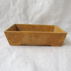 朱泥紫砂六方紫砂花盆老花盆民国老花盆