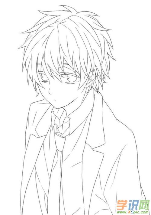 绘画图片动漫素描高清素材