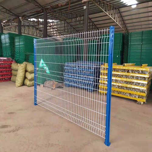 桃型柱护栏网铁丝网围栏小区别墅花园围栏围墙安全防护网仓库隔离