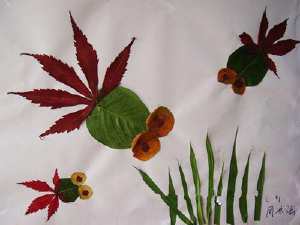 有关树叶的简单手抄报 秋天树叶手抄报