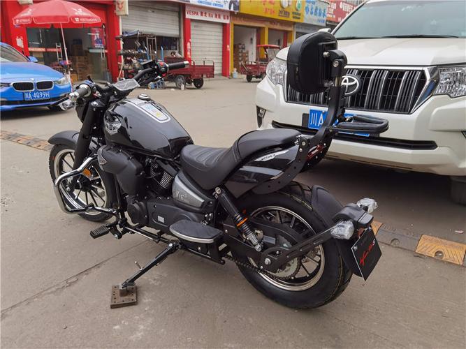 力帆v16s摩托车改装多功能折叠电镀靠背黑色支架摩托车保险杠