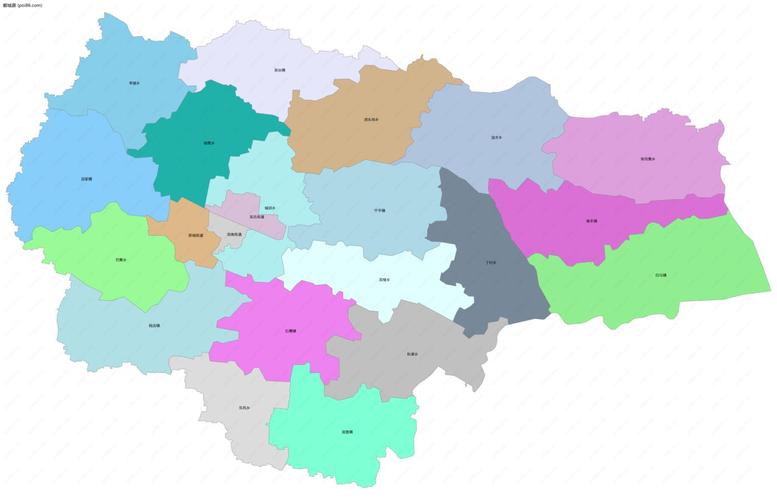 郸城县边界地图