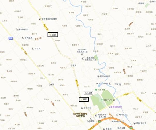 点评成都地铁17号线两个高架站:在温江区生态大道沿线的城镇地区