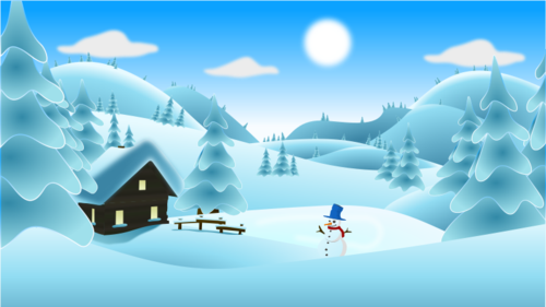 winter landscape clipart free .