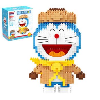 贝乐迪哆啦a梦积木小颗粒兼容乐高成人拼装玩具叮当猫