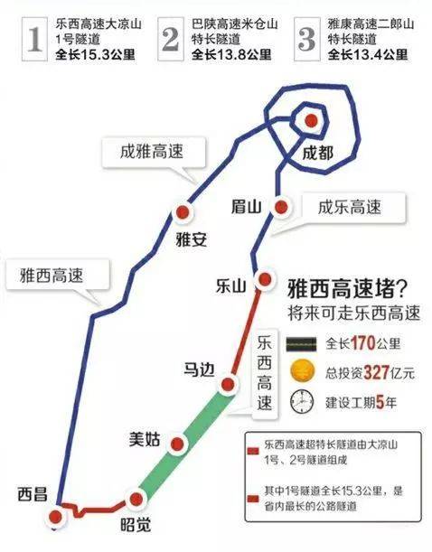 乐西高速进入第二次公示阶段,凉山这些地方交通将更便捷