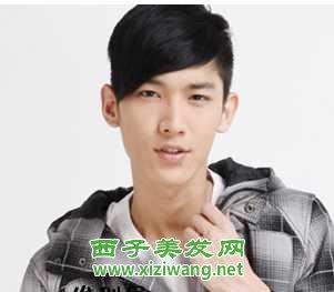 最新男生瓜子脸短发发型图片(5)_瓜子脸发型_西子美发网