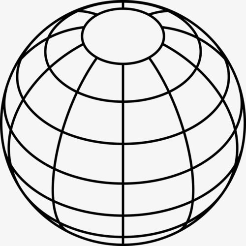 旋转地球矢量png图