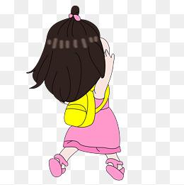 一个小孩背着书包头像