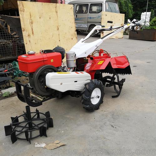 小型柴油松土机 6马力柴油微耕机价格 自走式四驱起垄