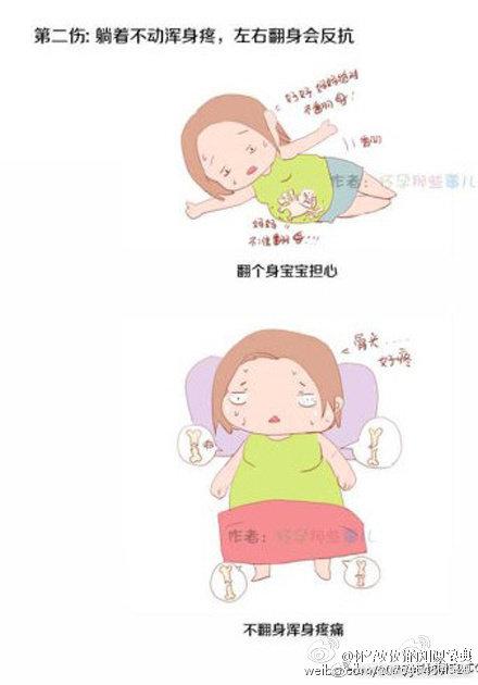 孕晚期的妈妈伤不起