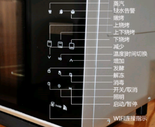 烤箱的功能键图解