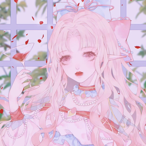 少女心动漫闺蜜头像 | 可单人漫头!