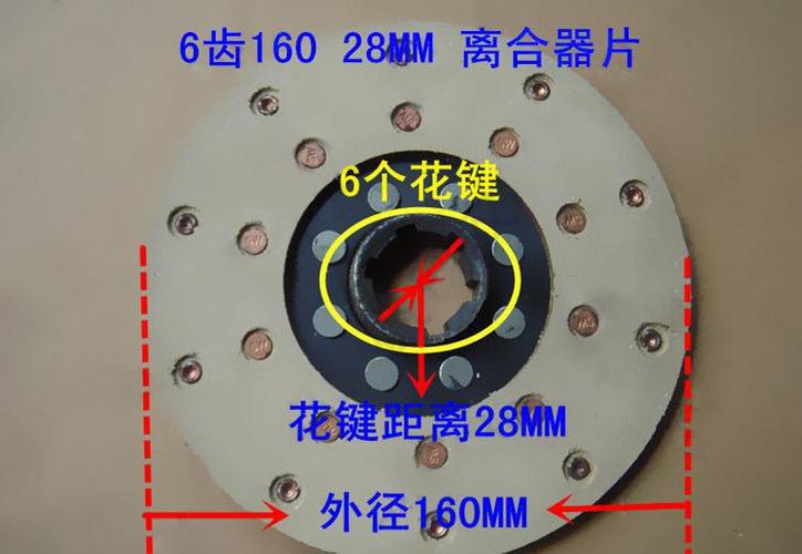 农用拖拉机 手扶拖拉机离合器片商品大图