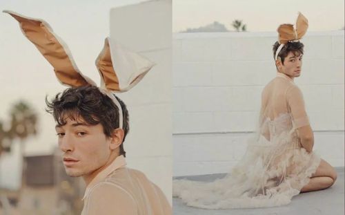 踩高跟穿长裙放飞自我,ezra miller获得年度最佳着装男士