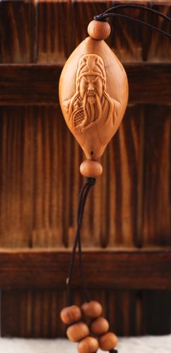 自若 常态 橄榄核 仿苏工曹乐橄榄胡关公单子单核核雕