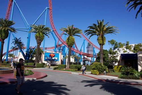 澳洲华纳兄弟电影城游乐场,观看一下拍电影特技表演还是挺有趣的