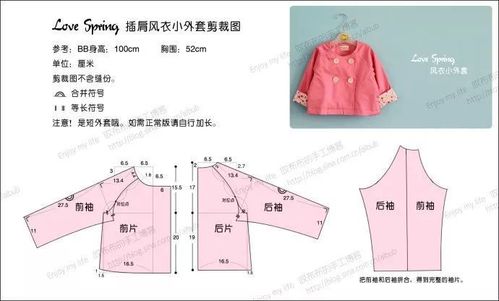 童装外套裁剪图,图多慎入