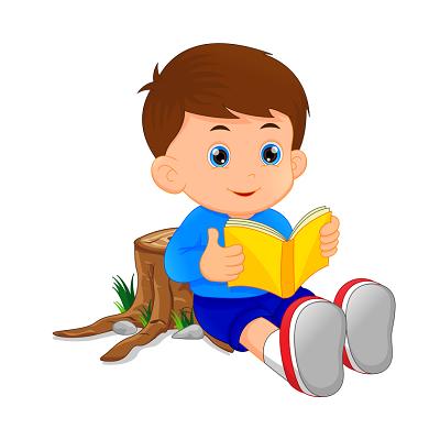 人物卡通儿童读书学习校园国际儿童读书日开学季png素材