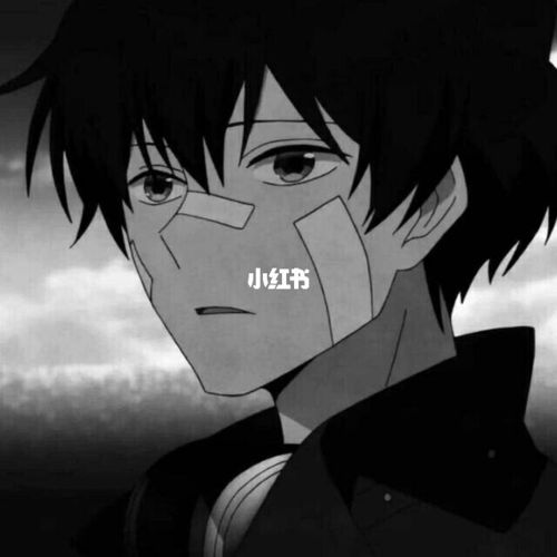 高冷黑暗男头_男生头像_素材_头像