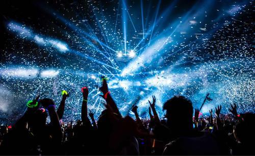 上山庄花海露天泡沫电音趴|最强电音dj,炫酷灯光|引爆