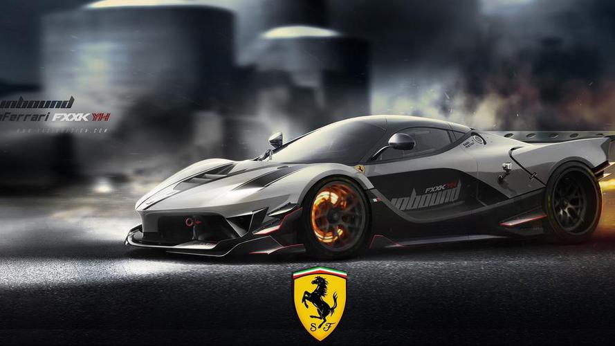 法拉利炫酷跑车